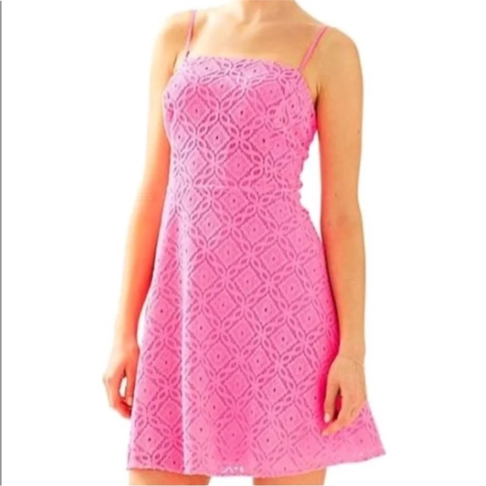🌷 LILLY PULITZER “Jennilee” Dress in Pink. Size SMALL. Great Condition! - Picture 3 of 16